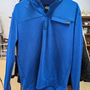 Under Armour Royal Blue Quarter-Zip Pullover